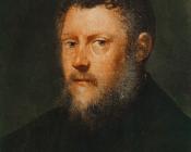 雅格布 罗布斯提 丁托列托 : Portrait of a Man